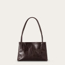 Eva Bag M, brown croco